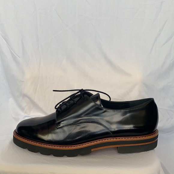 New Stuart Weitzman Metro Patent Leather Oxford 6M - Picture 2 of 9